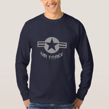 Air Force Logo Long Sleeve T-shirt by s_and_c at Zazzle