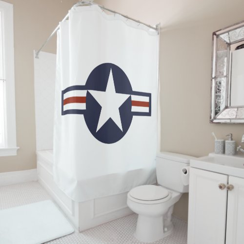 Air Force logo Shower Curtain