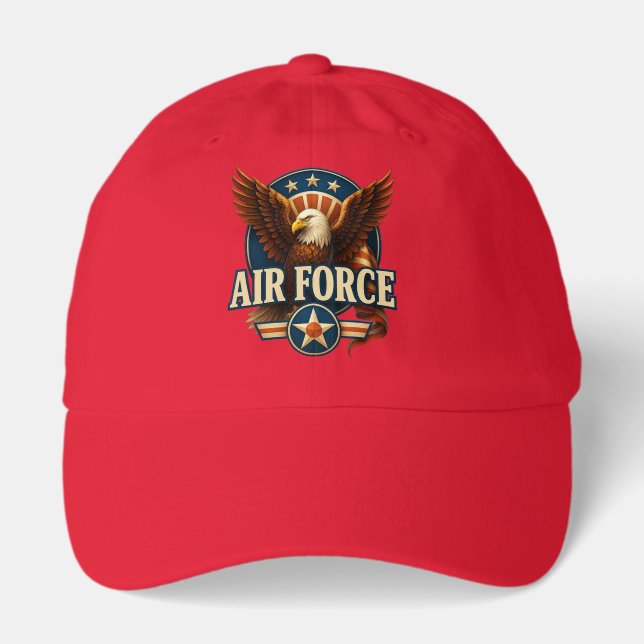 AIR FORCE logo with wings & eagle Hat (Front)