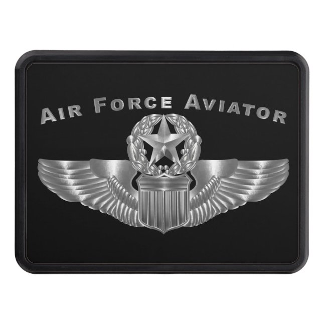 Air Force Master Aviator  Hitch Cover (Front)