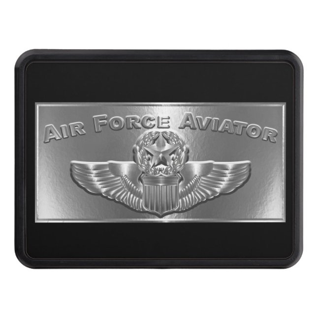 Air Force Master Aviator Wings  Hitch Cover (Front)