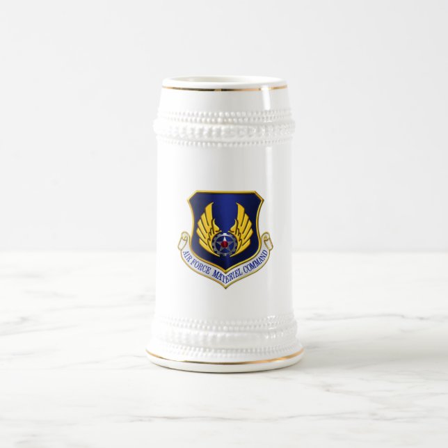 Air Force Materiel Command Customized Beer Stein (Center)