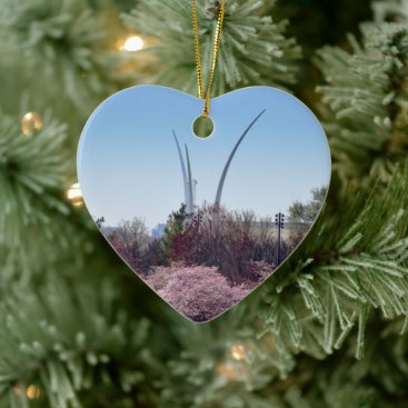 Air Force Memorial Heart Ornament Air Force Memorial Heart Ornament