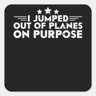 Air Force - Military Design Square Sticker