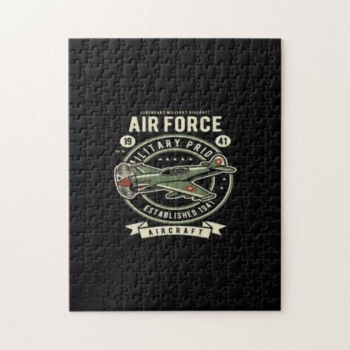 air force military pride aircraft jigsaw puzzle