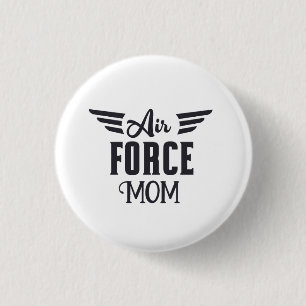 Air Force Mom Button