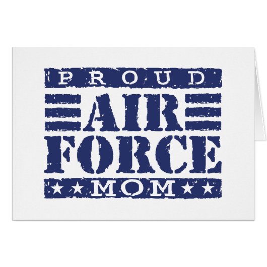 Air Force Mom Cards (Front Horizontal)