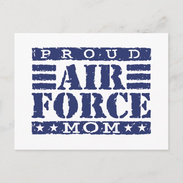 Air Force Mom Postcard (Front)