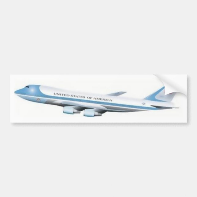 Air Force One Bumper Sticker (Front)