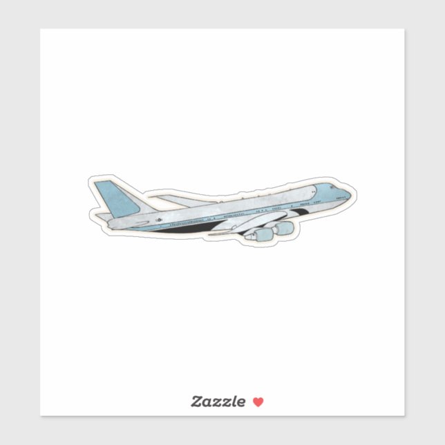 Air Force One, VC-25A, POTUS Plane Sticker (Sheet)