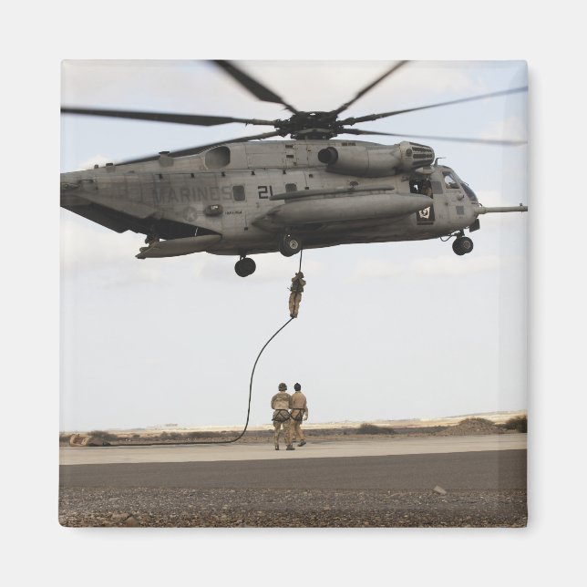 Air Force pararescuemen conduct a combat insert 3 Magnet (Front)