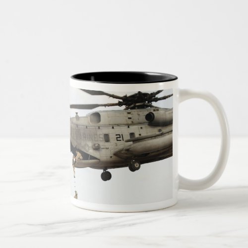 Air Force pararescuemen conduct a combat insert 4 Two_Tone Coffee Mug