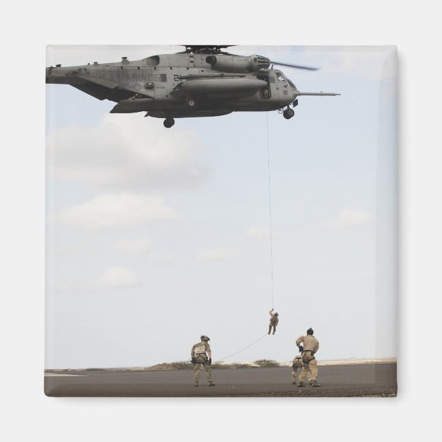 Air Force pararescuemen conduct a combat insert Magnet (Front)