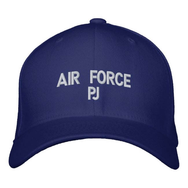 air force pj embroidered baseball hat