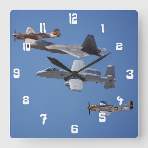 Air Force PlanesJets Image Clocks