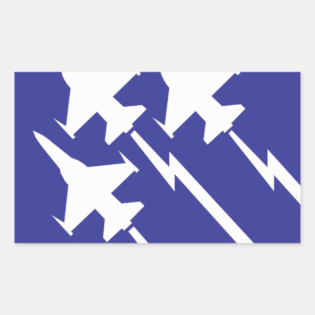 Air Force Rectangular Sticker (Front)