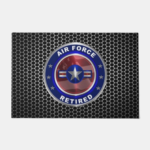 Air Force Retired Doormat