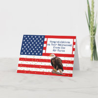 Air Force Retirement Congratulations Card 