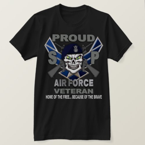 Air Force Security Forces Veteran T_Shirt