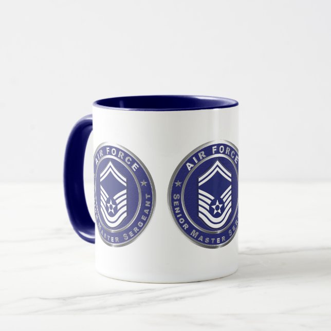 Air Force Senior Master Sergeant SMSgt Mug (Front Left)