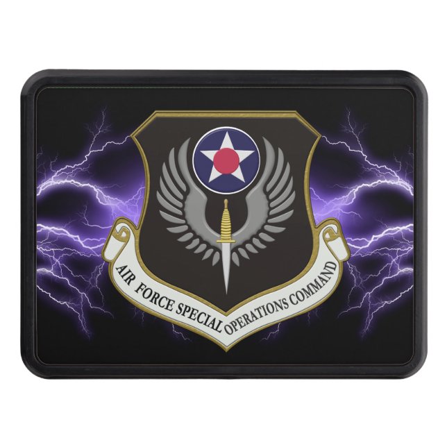 Air Force Special Operations Command AFSOC Hitch Cover (Front)