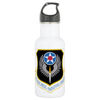 Air Force Special Operations Command Emblem Stainless Steel Water Bottle