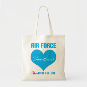Air Force Sweetheart Love Is In The Air Tote Bag