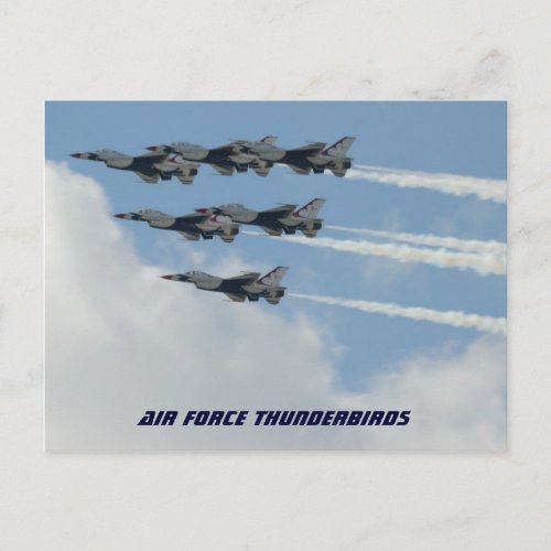 Air Force Thunderbirds Postcard