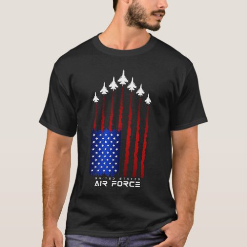 Air Force US Veterans 4th of July T shirt American