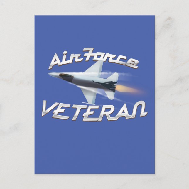 Air Force Veteran Postcard (Front)