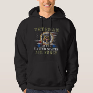 Air Force Veteran Veteran Day Gift for Mens Womens Hoodie