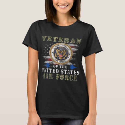 Air Force Veteran Veteran Day Gift for Mens Womens T_Shirt
