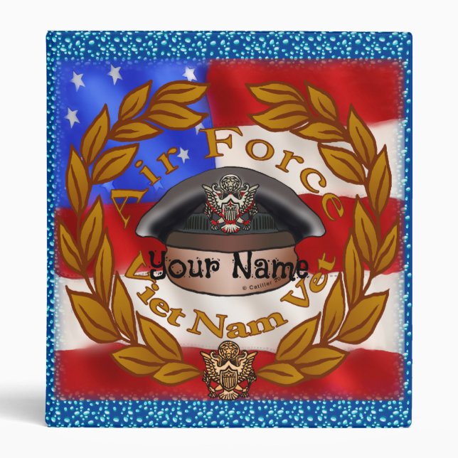 Air Force Viet Nam Vet  binder (Front)