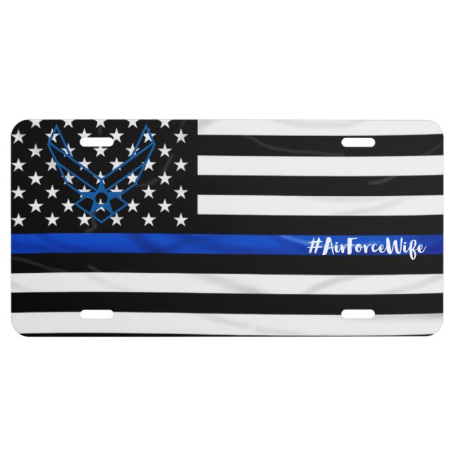 Air Force Wife License Plate (Front)