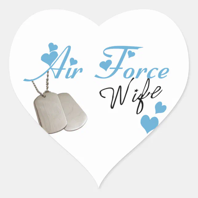 Air Force Wife Stickers (Front)