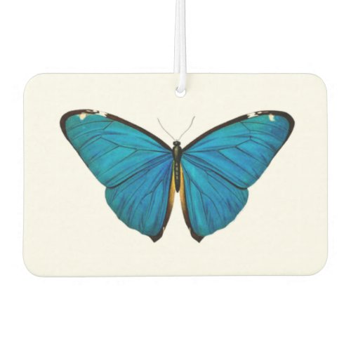 AIR FRESHENER  BLUE BUTTERFLY  HEART SHAPED