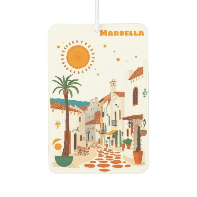 Air Freshener Marbella Spain Costa del Sol  (Front)