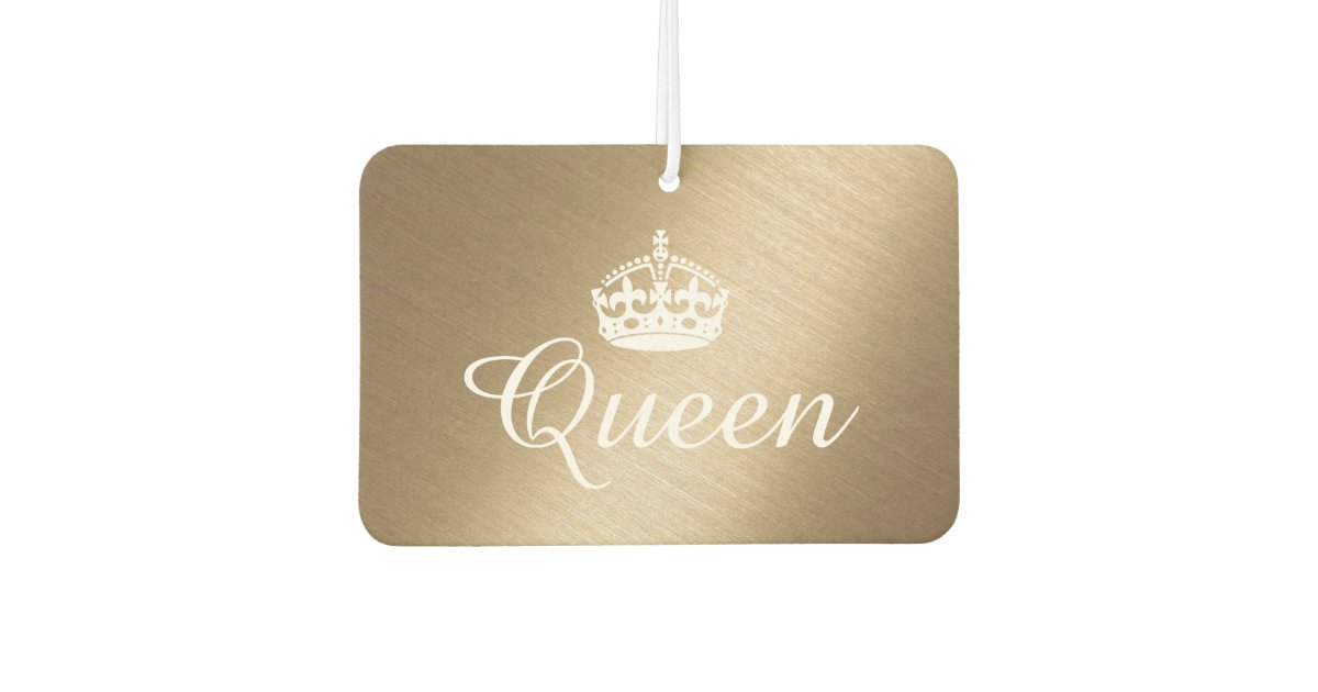 Air Freshener Queen Crown Gold Zazzle