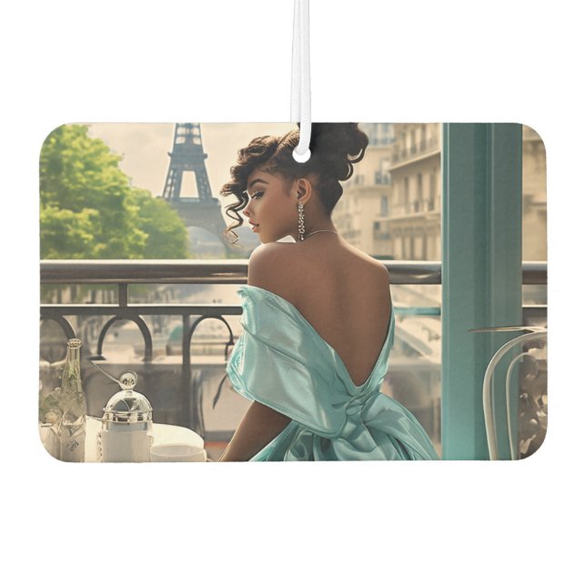 Air Freshner | Girl In Paris Air Freshener (Front)