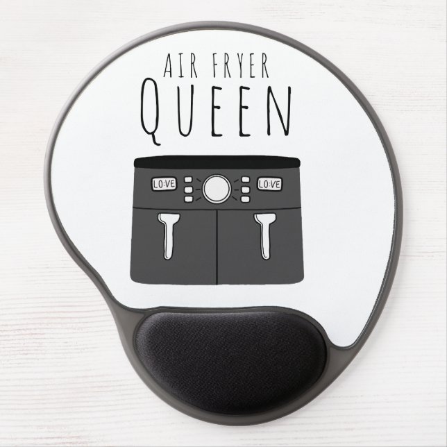 Air Fryer Queen Gel Mouse Pad (Front)