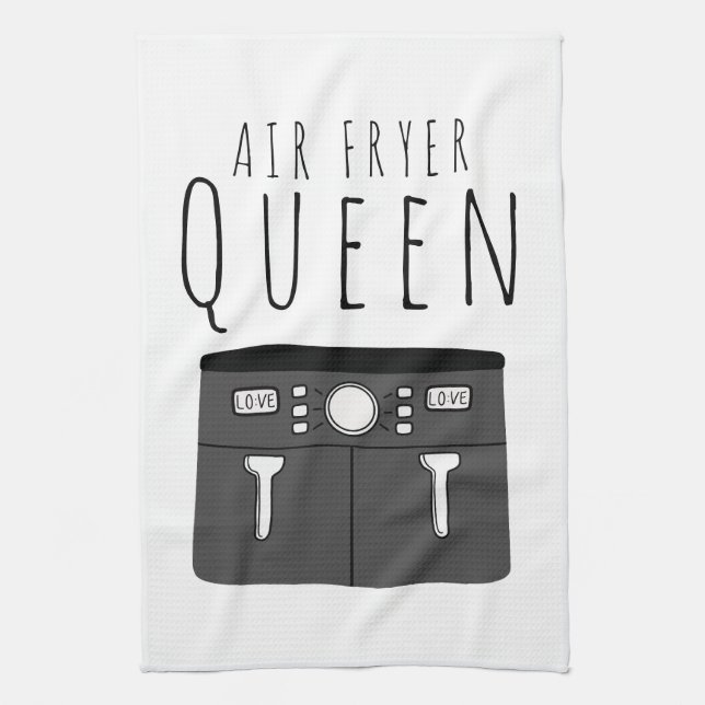 Air Fryer Queen Kitchen Towel (Vertical)