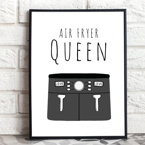 Air Fryer Queen Poster