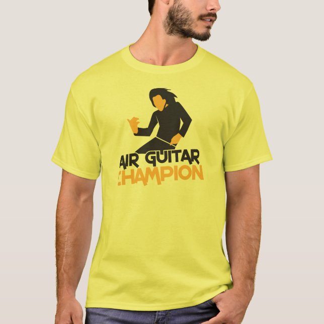 Air Guitar Champion design T-Shirt (Front)