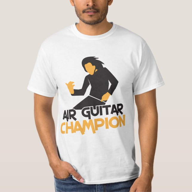 Air Guitar Champion design T-Shirt (Front)