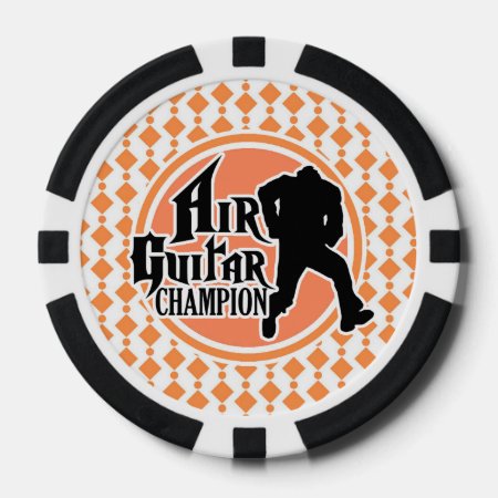 Air Guitar Poker Chips
