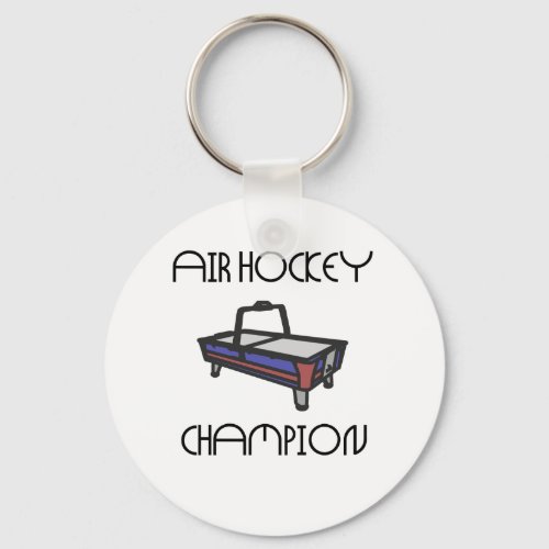 air hockey champ keychain