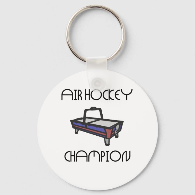 air hockey champ keychain (Front)
