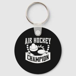 Air Hockey Funny T-shirt.png Keychain