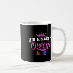 Air Hockey Queen Design For Air Hockey Lovers Coffee Mug