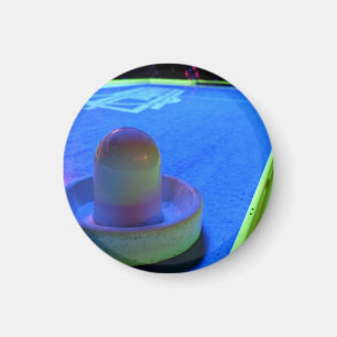 Air Hockey table and mallet with neon lighting Magnet